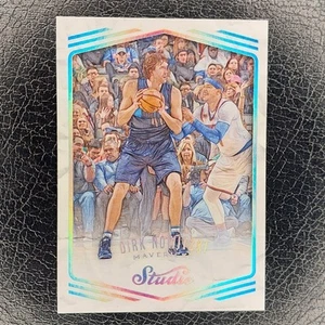 DIRK NOWITZKI SSP Sketch Case Hit 2016-17 Studio Basketball Card #209 MAVERICKS - Picture 1 of 2
