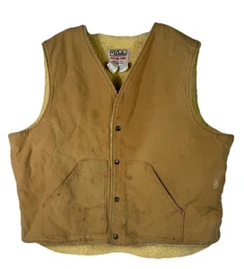 Chaleco de Lona de Colección Paredes Blizzard Pruf Para Hombres 2XL Alto Sherpa Forrado Ropa de Trabajo EE. UU. - Imagen 1 de 5