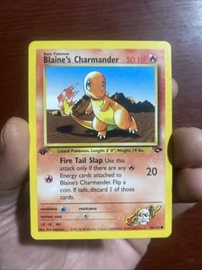 Blaine's Charmander 1. Edition Gym Challenge Pokemon 2000 Vintage # 60/132 c557 - Bild 1 von 8