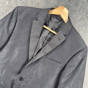 Lauren Ralph Lauren Evening Jacket Womens 18R Black Floral Dress Blazer New - Picture 1 of 13