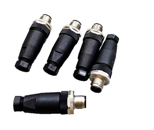 Qty 5 Binder 115-2499 4 Pin Connector, M12, Male, IP67, 250V 4A 99-0429-14-04 - Picture 1 of 5