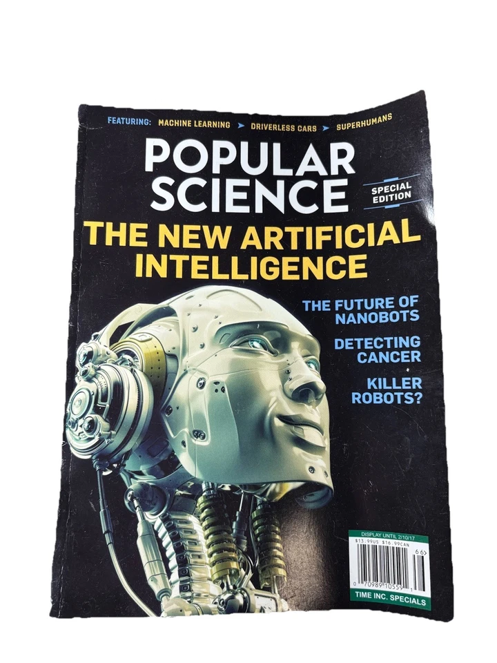 Popular Science Magazine The New Artificial Intelligence, Nanobots, Cancer - Image 1 of 1