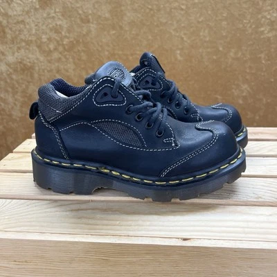 Botas de Colección Dr Martens Niños Talla 2 Hechas en Inglaterra 9859 Cuero - (A070) Foto 1 de 4