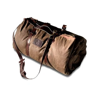 Bushcraft Spain Oilskin Cowboy Bedroll AS NEW - Picture 1 of 11