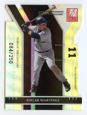 2004 Donruss Elite Extra Edition Turn of the Century /250 Edgar Martinez #56 HOF - Image 1 of 2
