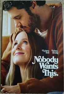 NOBODY WANT THIS 8X12 Blechschild Kristen Bell Adam Brody Romantische Komödie TV Show - Bild 1 von 2