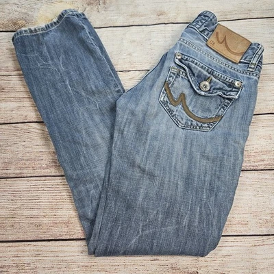 LTB 1948 Men's Denim Jeans Middle Wash 27x32 Distressed - Image 1 of 4