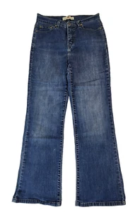 Y2K Levi's Womens 512 Bootcut Jeans Sz 8 Blue Wide Leg Perfectly Slimming #1935 - Picture 1 of 18