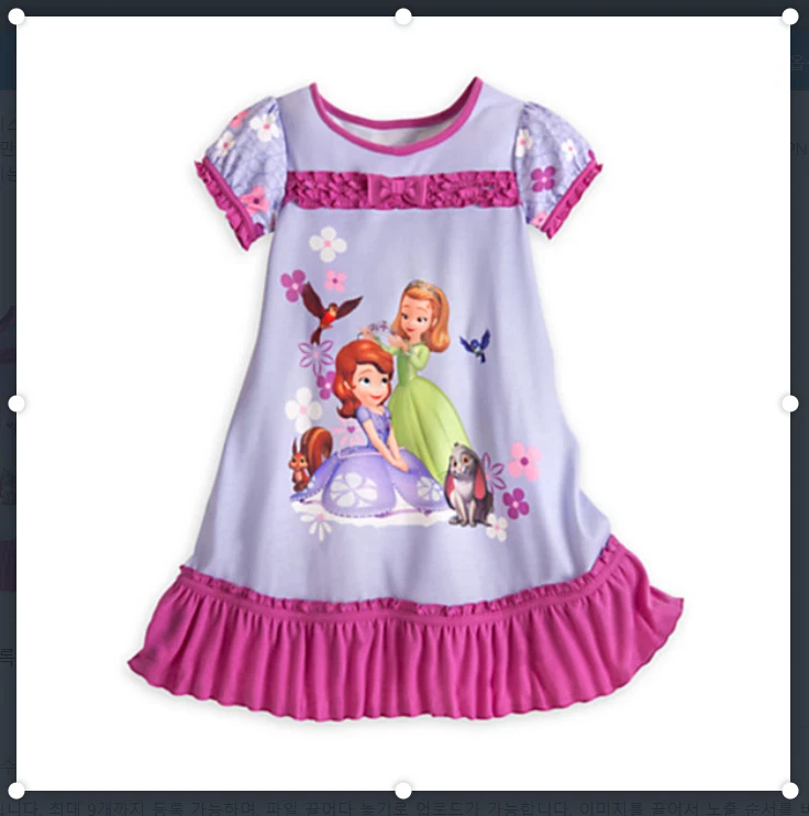Disney Store Sofia and Amber Nightshirt for Girls - New - Image 1 of 1