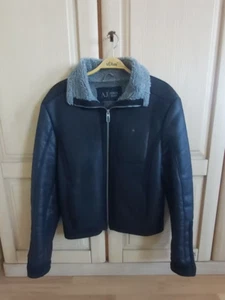 JACKE Armani schwarz " Velourleder" - Bild 1 von 3