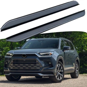 All Black Running Board fits for Grand Highlander 2024+ Side Step Nerf Bar 2PCS - Picture 1 of 8
