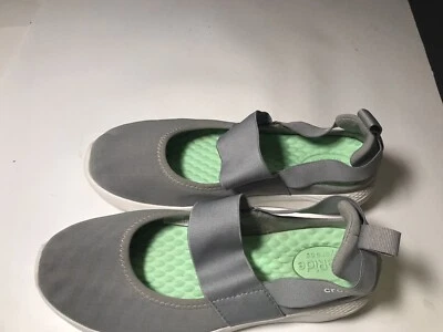 Crocs LiteRide Mary Jane - Lt Gray -Womens Comfort Shoes Size W9 READ - Image 1 of 4
