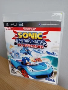 Sonic All-Stars Racing Transformed Bonus Edition PlayStation 3 PS3 CIB PROBADO - Imagen 1 de 9