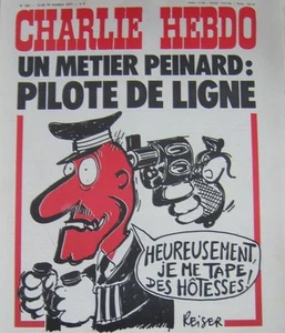 CHARLIE HEBDO N° 362 OCTOBRE 1977 AVIATION PILOTE DE LIGNE UN MÉTIER PEINARD - Photo 1/1