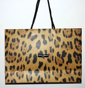 Dolce & Gabbana Beauty Leopard Animal Print Large Gift Bag 44 x 31 x 14 cm - Picture 1 of 6