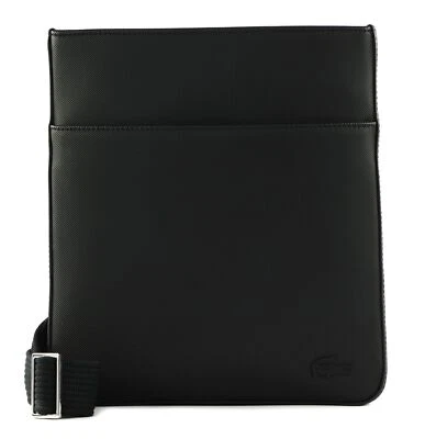 LACOSTE bolso bandolera Men's Classic Flat Crossover Bag Noir - Imagen 1 de 4