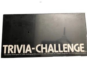 Gioco da tavolo vintage Trivia Challenge Family Canada Card Company 1984 completo - Foto 1 di 8