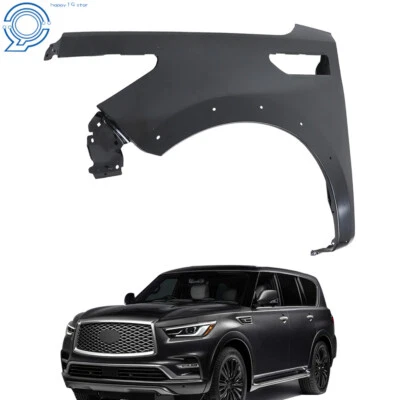 Fender Front Left Driver Side Primed Steel IN1240128 For Infiniti QX80 2018-2022 - Image 1 of 4