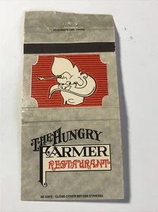 Vintage The Hungry Farmer Restaurant Denver CO Streichholzschachtel Cover 1970er Werbung - Bild 1 von 3
