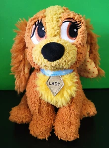 Disney Tote a Tail Lady & the Tramp Dog with Tag 9" Plush Stuffed Animal - Picture 1 of 5