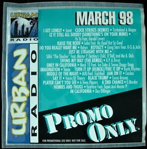 PROMO ONLY "URBAN RADIO MARCH 1998" DJ PROMO CD COMPILATION MACK 10, MJG *NEW* - Picture 1 of 3
