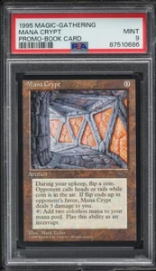 1x MTG Mana Crypt Book Promo 1995 Graded PSA 9 Mint - Recent Slab - Picture 1 of 2