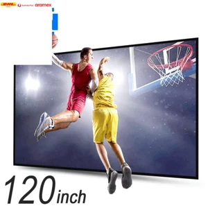 120 Inch anti Light Projector Screen Reflective Fabric Home Theater Portable ALR - Picture 1 of 6