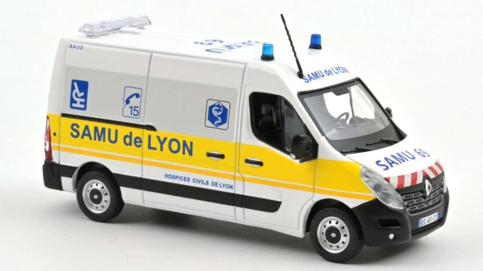 Norev RENAULT MASTER 2014 SAMU DE LYON 1:43 - Immagine 1 di 1