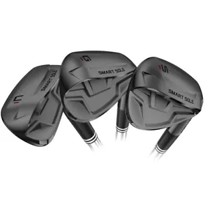 Cleveland Smart Sole 4.0 Black Wedge - Pick Your Loft - Picture 1 of 26