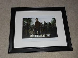 Framed Walking Dead Mini Poster, Season 3 Characters, VERY RARE PRINT 14"x17" - Picture 1 of 1