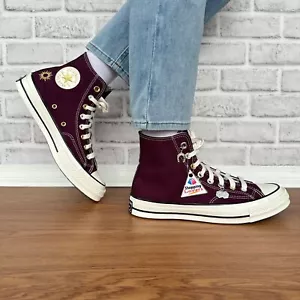 ⭐Converse Chuck 70 Plus High Top Platform Sz 9.5 Women's Shoes Burgundy A12893C - Picture 1 of 15