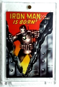 1994 Marvel Annual Flair Card 8 IRON MAN. Free New Top Loader. - Picture 1 of 3