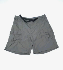 Croft & Barrow Men's Shorts 44 Green Cargo Snap Belt Gorpcore Outdoors Fishing - Picture 1 of 11