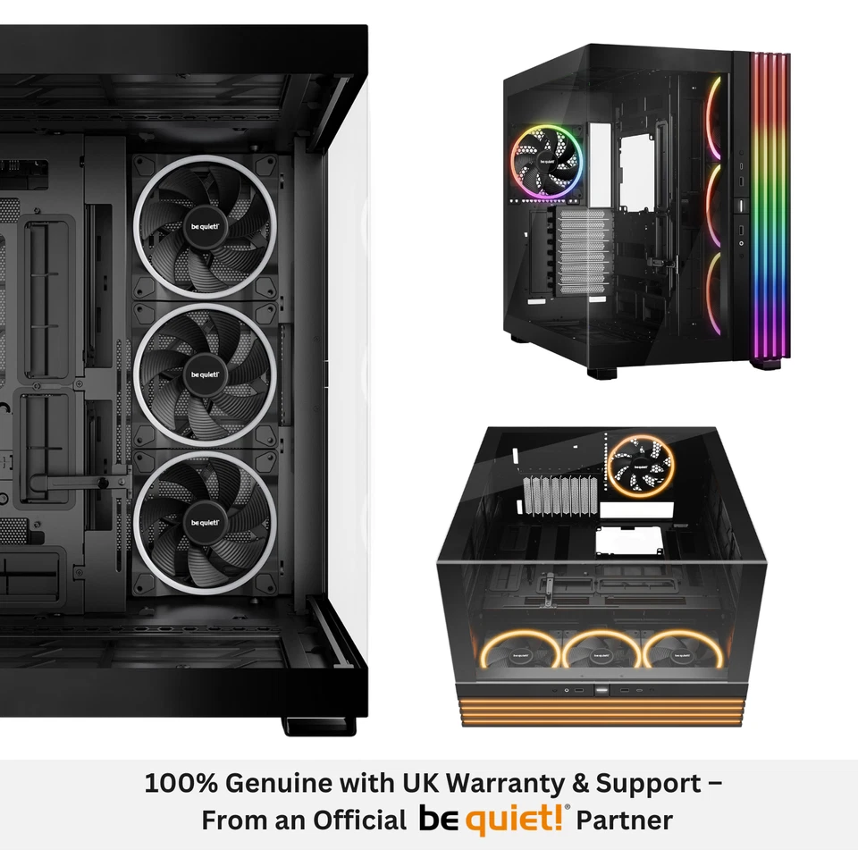 be quiet! Light Base 900 FX Black PC Case | RGB Silent Gaming Case | UK Partner - Image 1 of 4