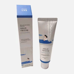 ROUND LAB Birch Juice Moisturize Sun Cream SPF 50+ Brighten 50ml K-Beauty New - Picture 1 of 13