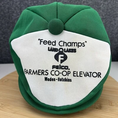 De colección Land O Lakes Farmers Cooperativa Elevador Sombrero Plano Gorra Snapback Promo EE. UU. Foto 1 de 4