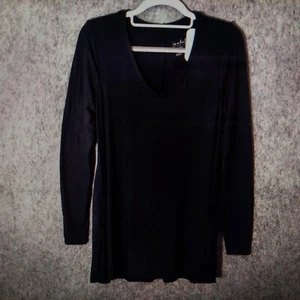 Isabel Maternity Tunic S Shirt Ingrid Isabel Black Long Sleeve Round Neck Casual - Picture 1 of 12