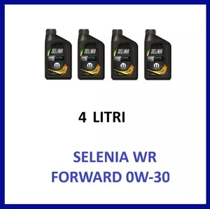 4 LITRI - OLIO MOTORE SELENIA WR FORWARD 0W30 DIESEL APPLICATION ACEA C2 (4X1LT) - Foto 1 di 1