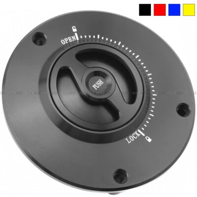 Cubierta de tapa de tanque de combustible de apertura rápida para GSX250 GW250 GSX650F Vstrom 650 1000 DL  Foto 1 de 4