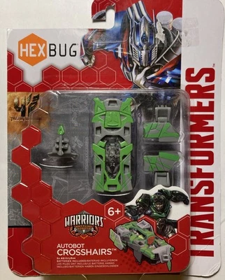 New in Box Hexbug Transformers Warriors Battling Robots Autobot Crosshairs  - Image 1 of 3
