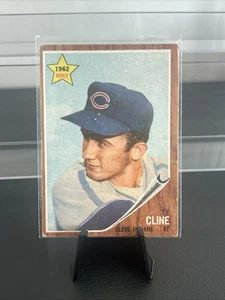 Ty Cline 1962 Topps Rookie #362 - Cleveland Indians - Bild 1 von 2
