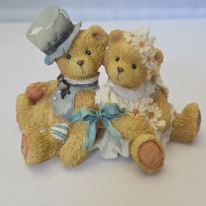 Cherished Teddies Robbie & Rachael Boda Osos Love Bears Todas las Cosas Estatuilla - Imagen 1 de 11