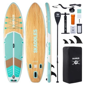 Portable Inflatable Stand Up Paddle Board (SUP) for Adults and Youth with Non... - Picture 1 of 9