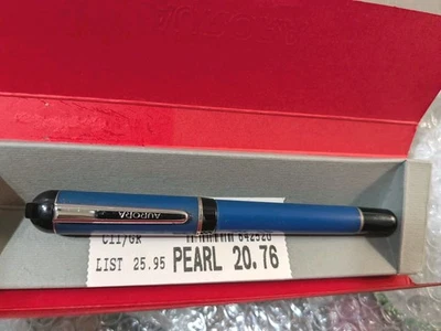 Pluma Estilográfica Aurora Idea Azul Casi Nueva En Caja Foto 1 de 4