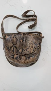 Urban Outfitters snake print vegan leather crossbody bag - Picture 1 of 7