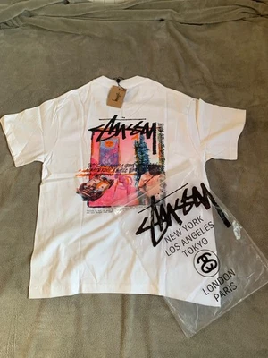 stussy t shirt medium black - Image 1 of 3