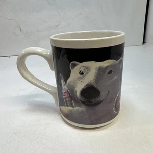 1996 Polar Bear Coffee Tea Mug Cup Polar Bear Always Cool Always Coca Cola - Picture 1 of 4