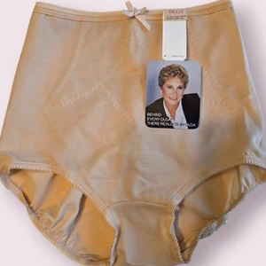 Vtg OLGA WONDERWEAR Panties Girdle Shaper Retro Nude Size Med NOS #5 - Picture 1 of 8
