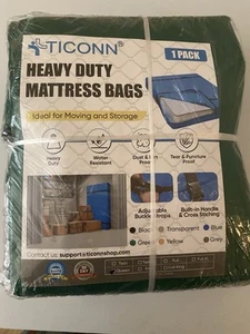 Queen Mattress Bag Storage & Moving Waterproof Cover Heavy Duty - Picture 1 of 2