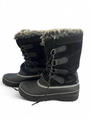 Black Women’s Snow Boots - Image 1 of 4